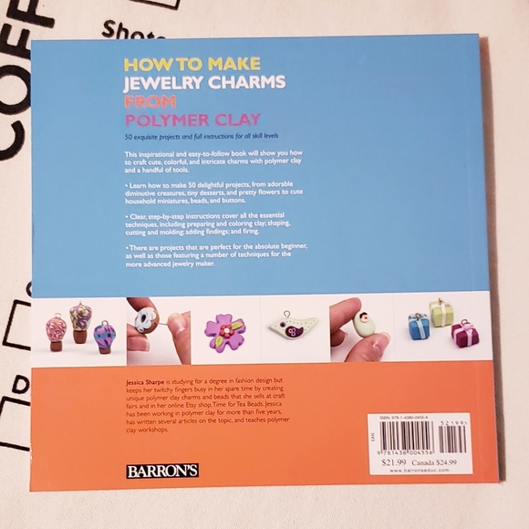 How to make jewelry charma from polymer clay book - Picture 3 of 4